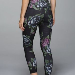 LULULEMON GARDEN PARTY CROP LEGGINGS, 6